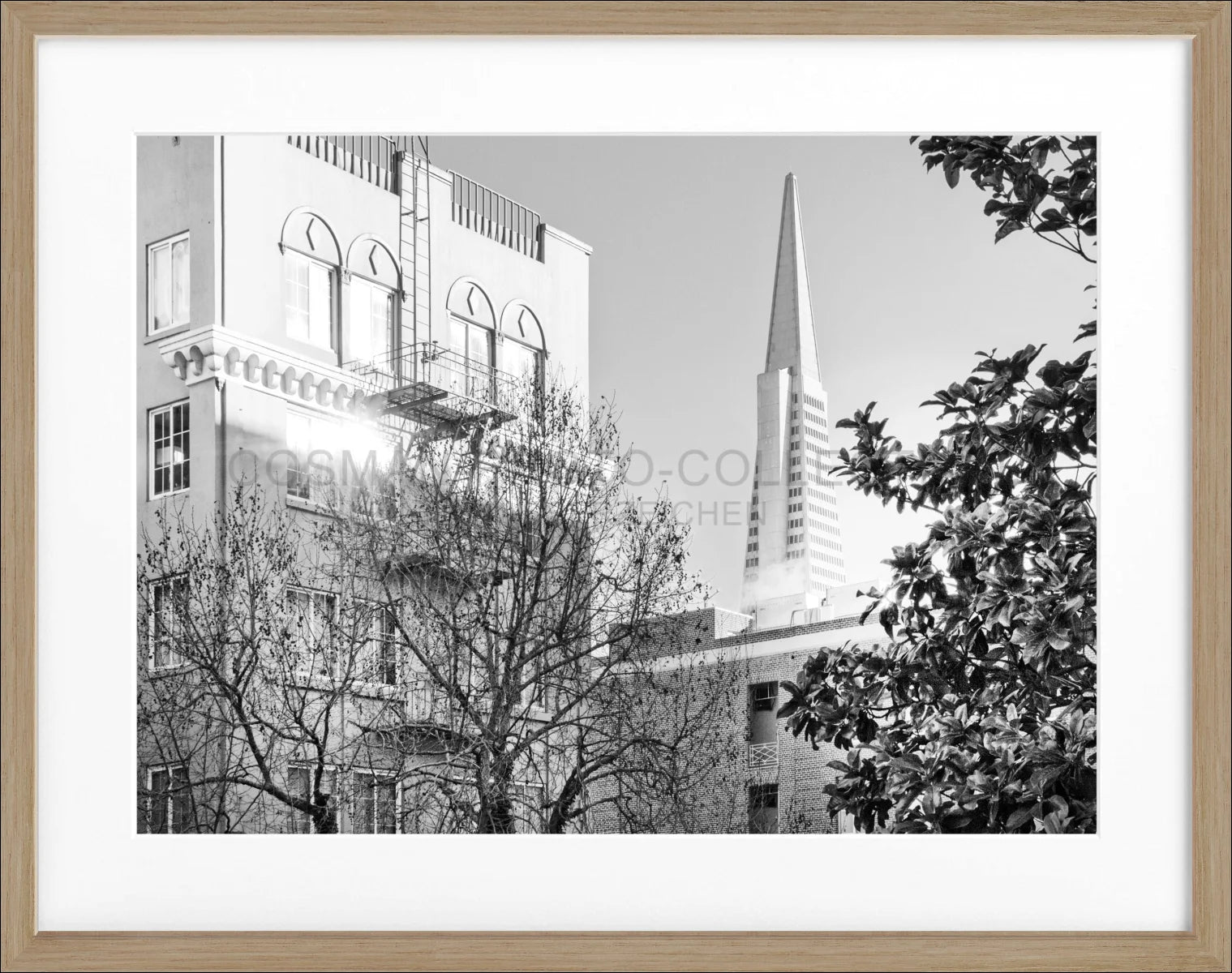 Poster mit Rahmen ’Transamerica Pyramid Center’ San