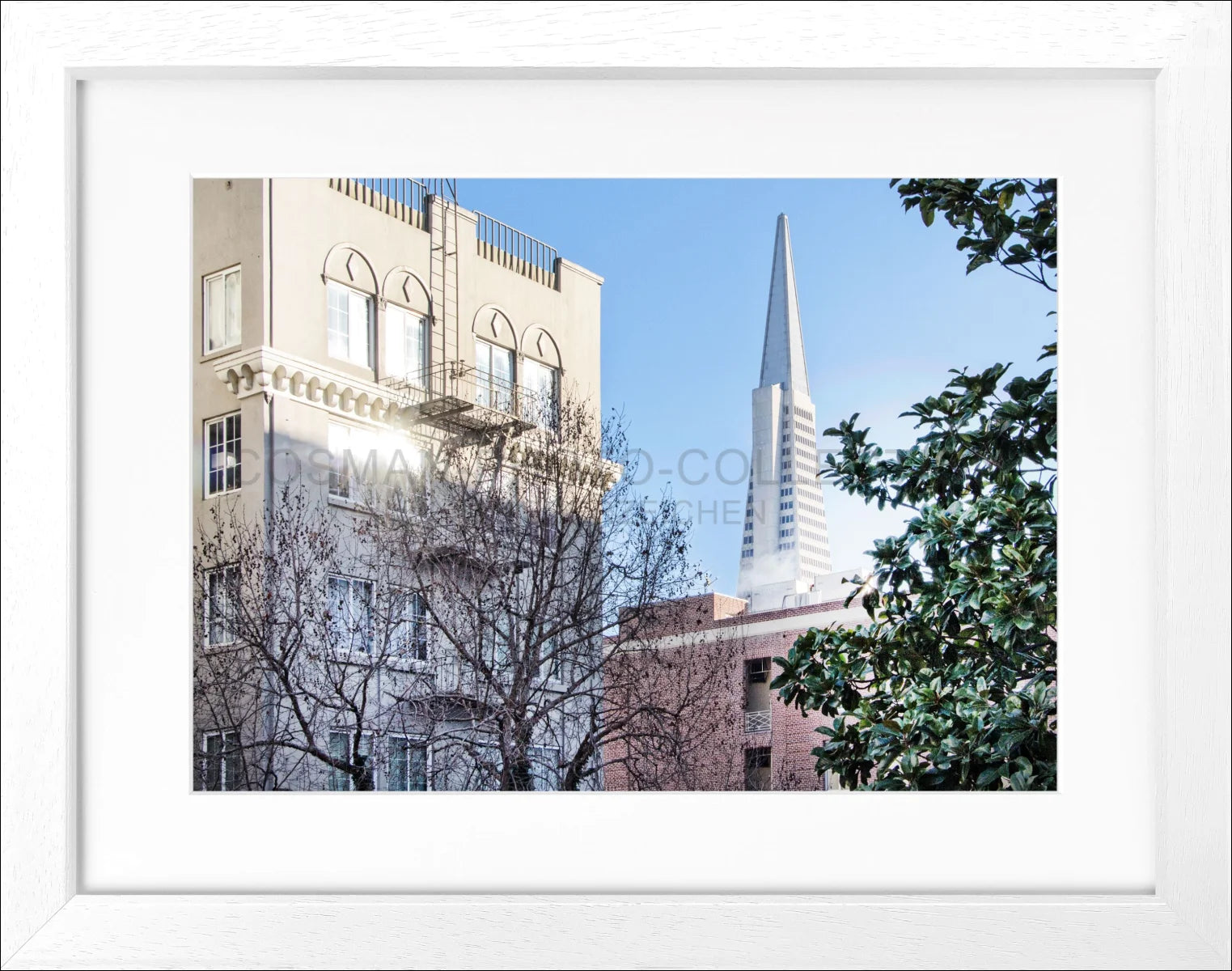 Poster mit Rahmen ’Transamerica Pyramid Center’ San