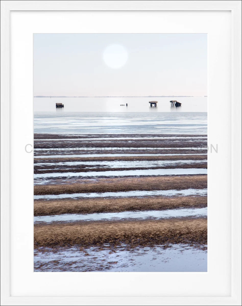 Poster mit Rahmen ’Wattenmeer’ Sylt SY72 - Wandbilder
