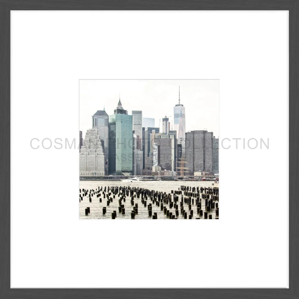 Urbanes Wandbild Schwarz-Weiß