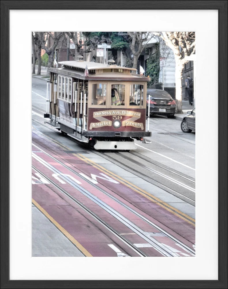 Poster San Francisco ’Cable Cars’ SF04 - Wandbilder