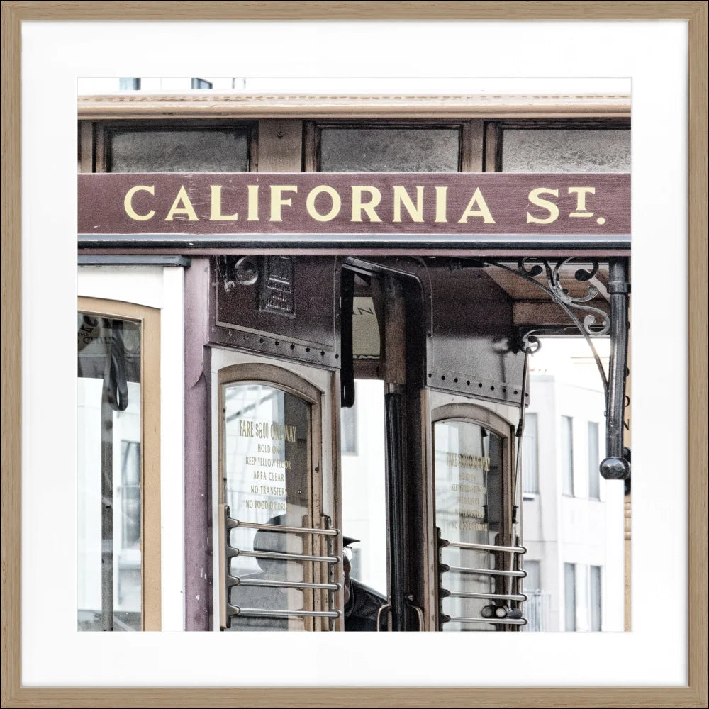 Poster San Francisco ’California Street’ SF03Q - Wandbilder