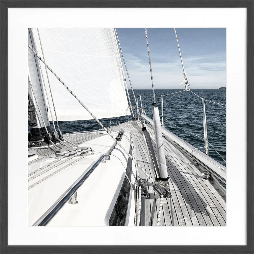 Segelboot Fotokunst Poster