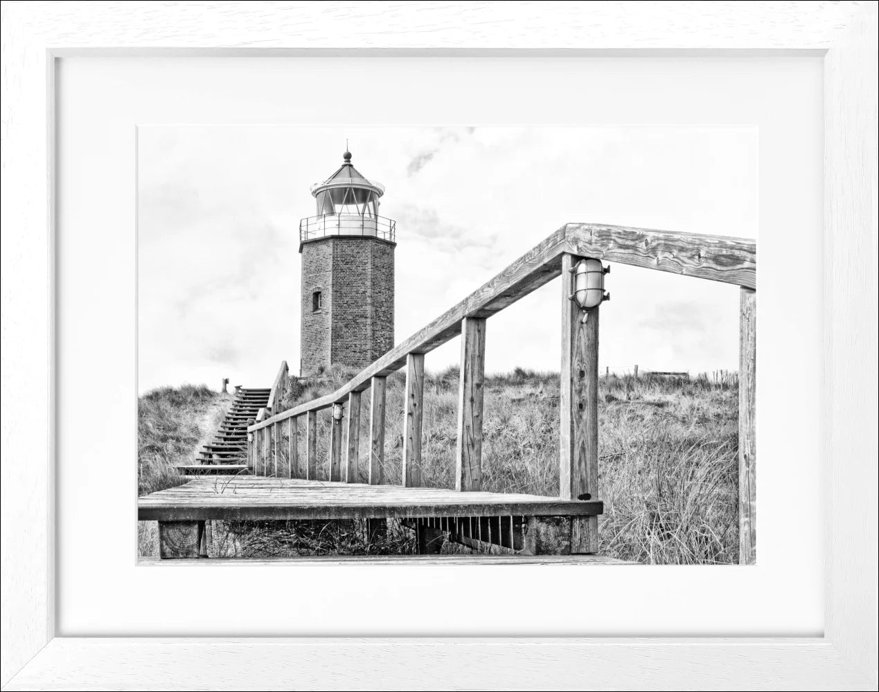 Poster Sylt Leuchtturm ’Rotes Kliff’ SY11 - Wandbilder