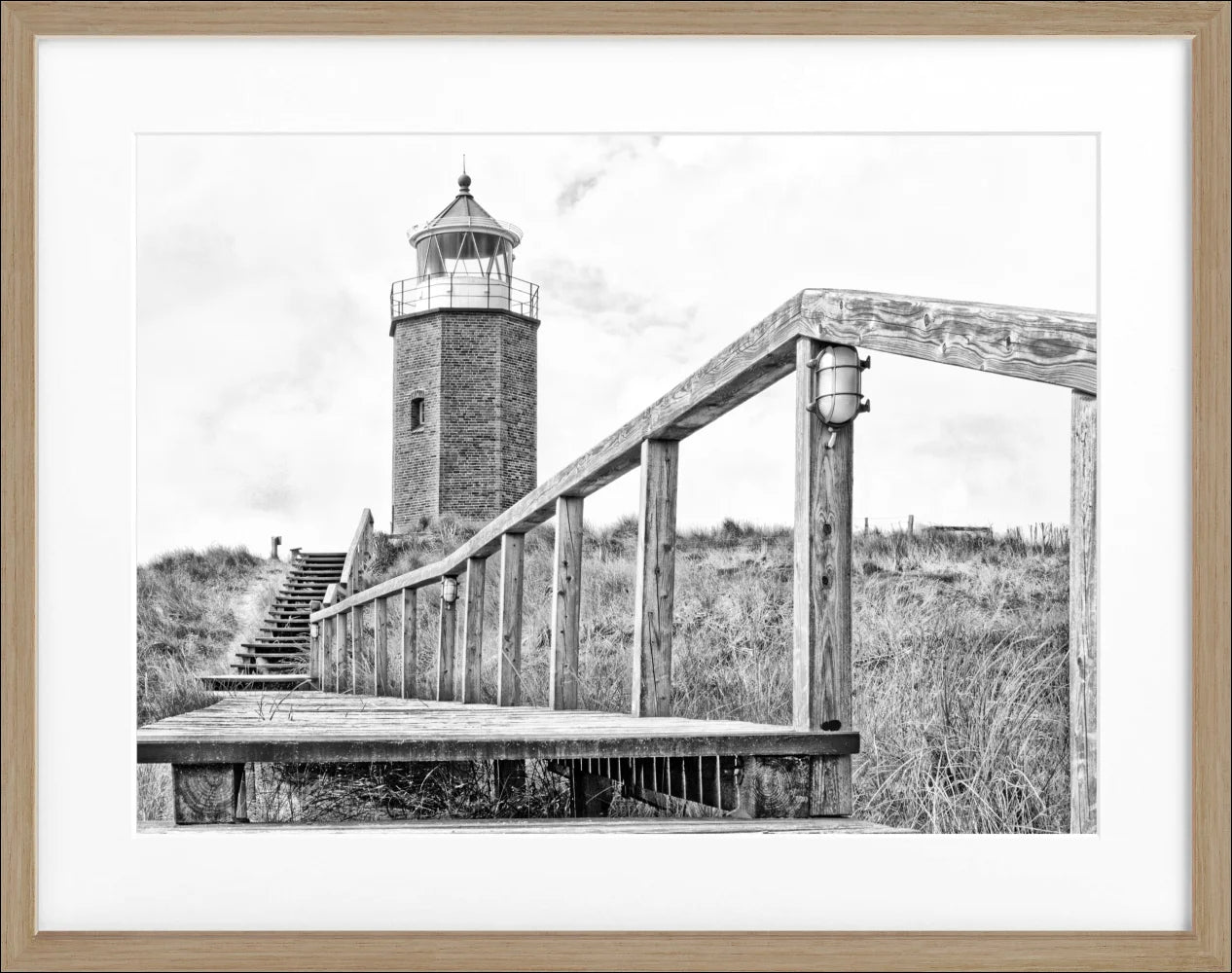 Poster Sylt Leuchtturm ’Rotes Kliff’ SY11 - Wandbilder