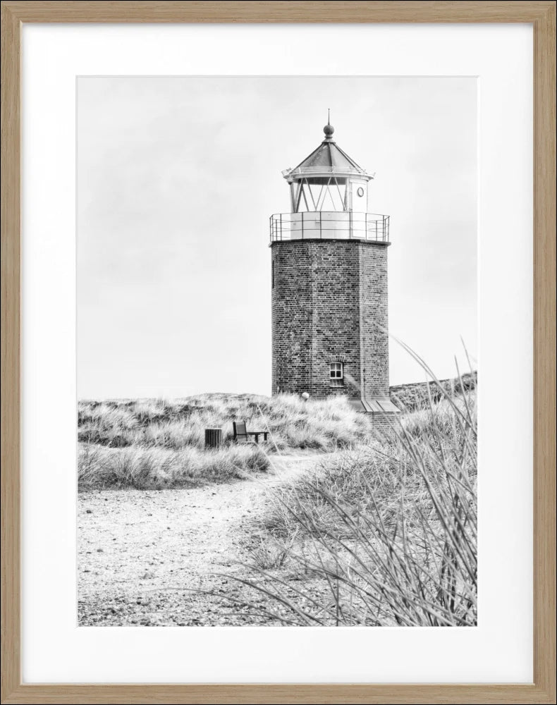 Poster Sylt Leuchtturm ’Rotes Kliff’ SY64 - Wandbilder