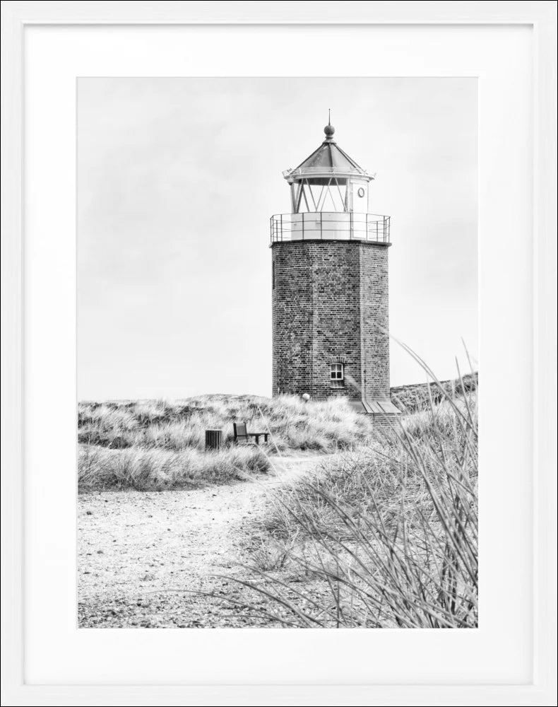 Poster Sylt Leuchtturm ’Rotes Kliff’ SY64 - Wandbilder