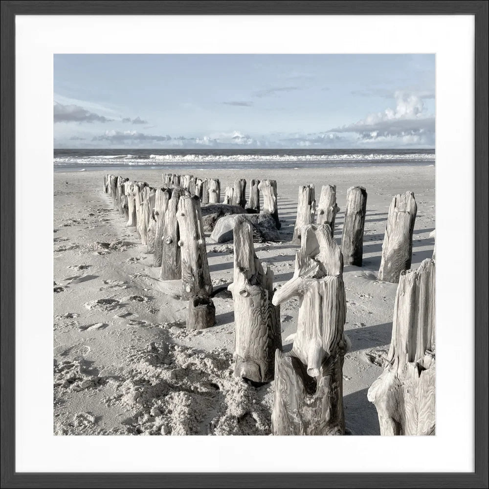 Plakat med ramme Sylt 'Strand' SY77Q