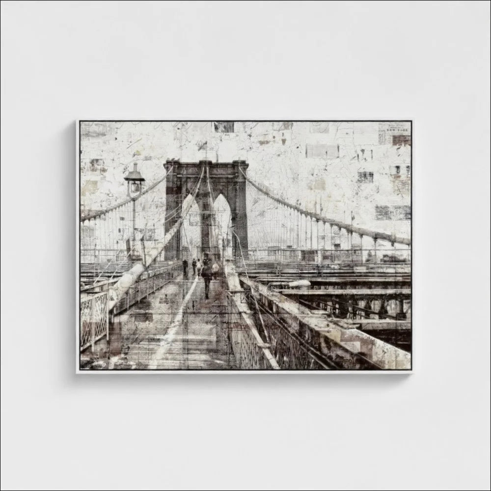 Wandbild Motiv GM02 ’Brooklyn Bridge’ - Druck auf Leinwand