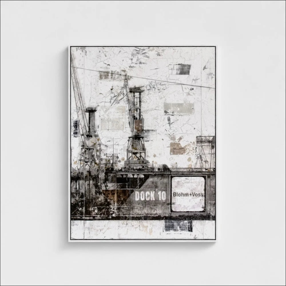 Wandbild Motiv GM09B ’Hamburg Dock 10’ - Druck auf Leinwand