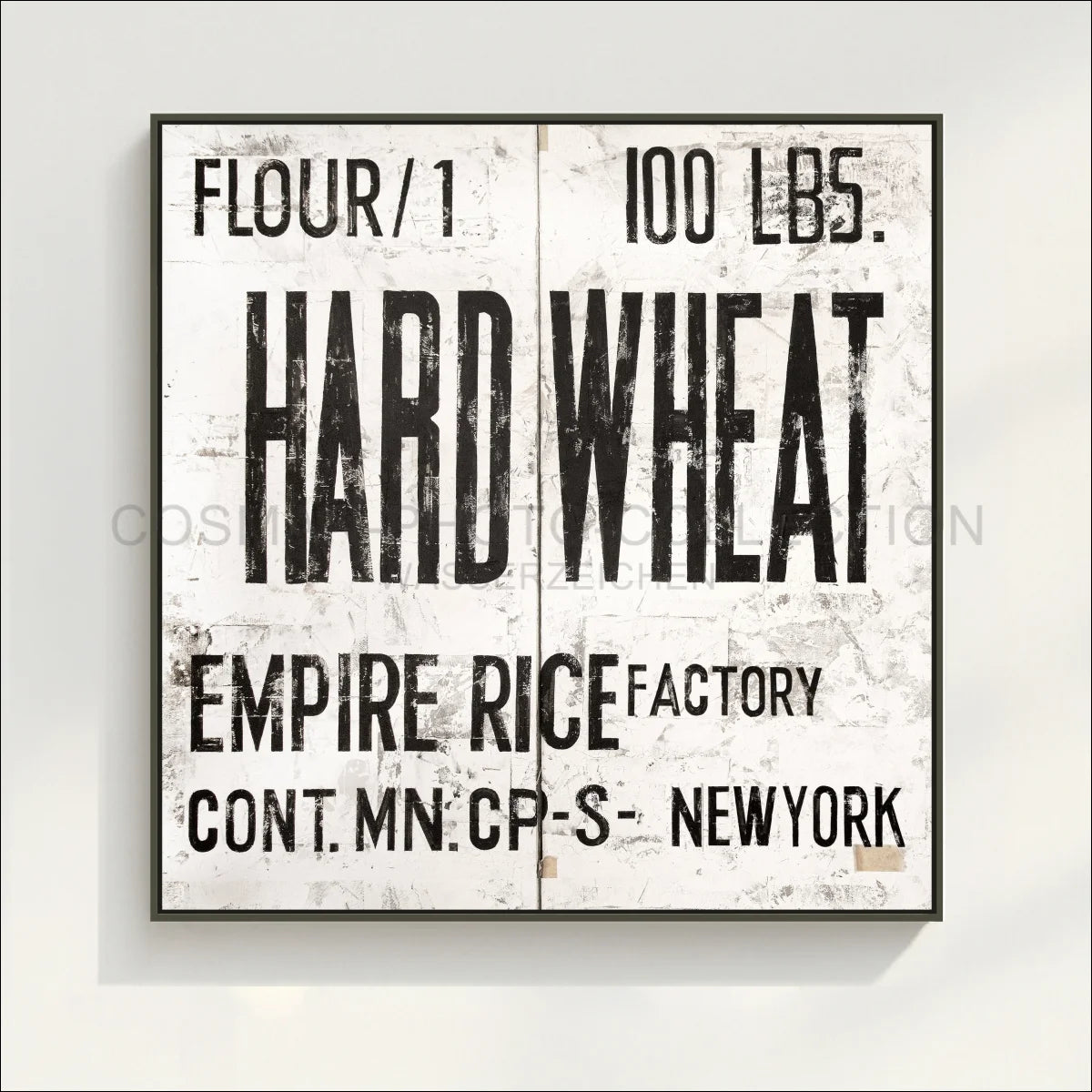 Wandbild GM13Q New York ’Wheat’ - Druck auf Leinwand