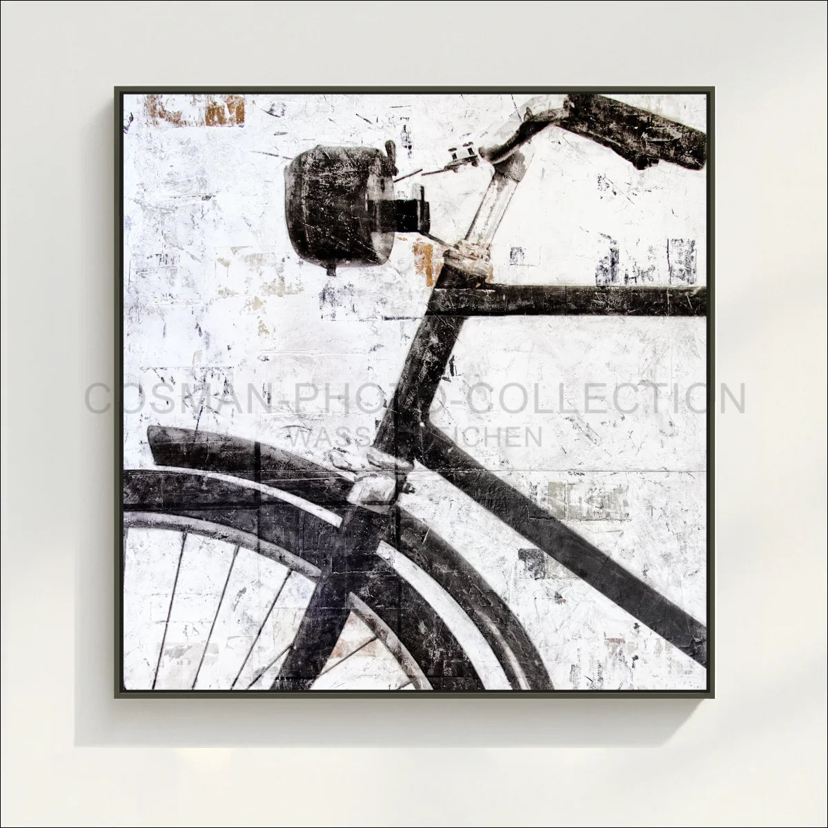 Wandbild GM16Q ’Fahrrad’ - Druck auf Leinwand