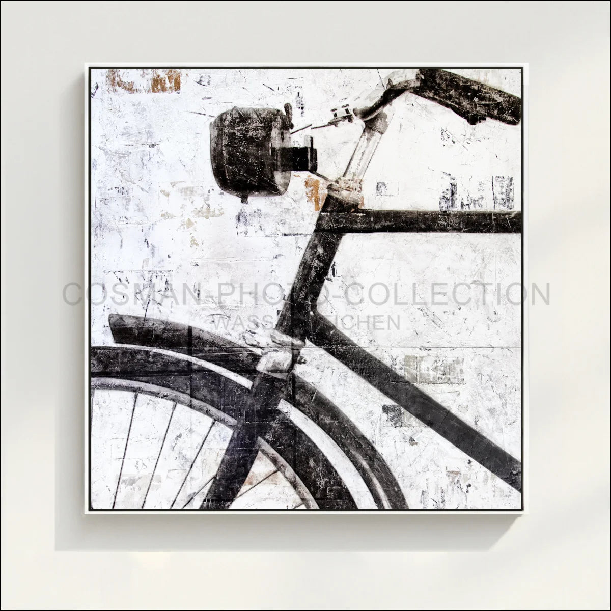 Wandbild GM16Q ’Fahrrad’ - Druck auf Leinwand