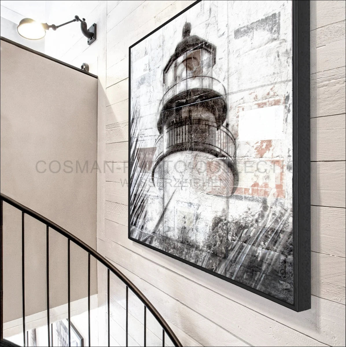 Key West Leuchtturm Wandbild - Maritimes Leinwandbild Florida