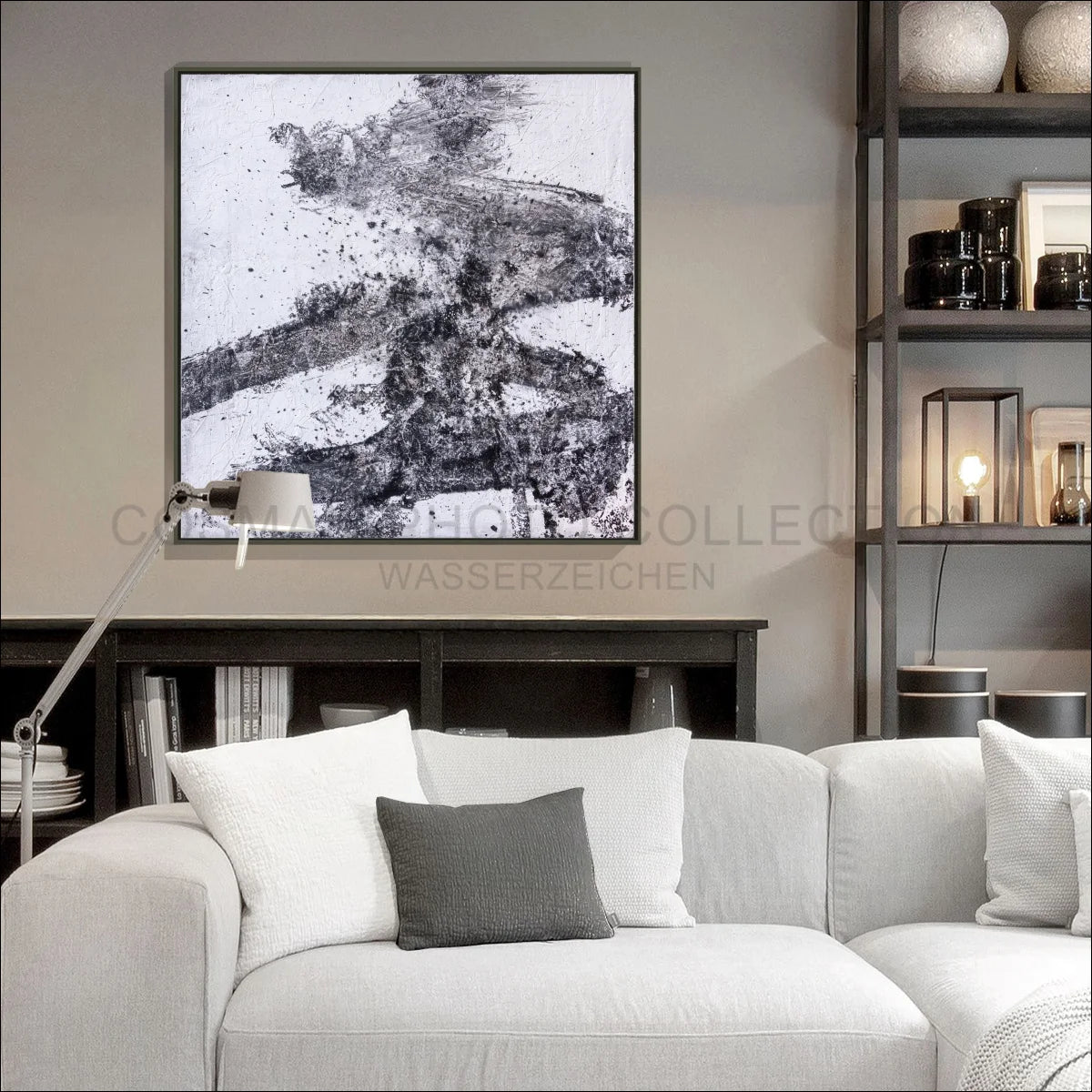 Abstraktes Leinwandbild Modern - Zeitgenössische Abstrakte Kunst