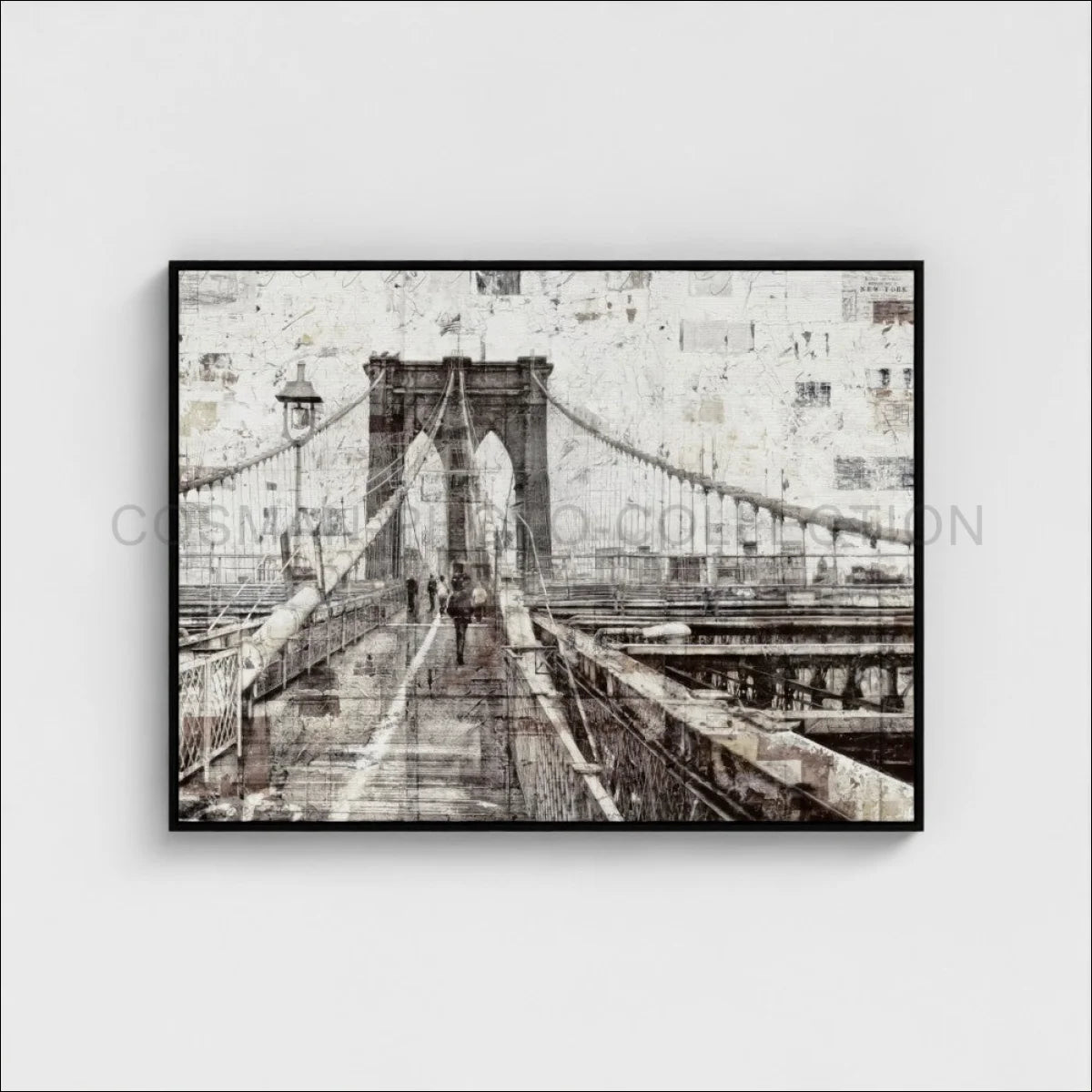Wandbild Motiv GM02 ’Brooklyn Bridge’ - Druck auf Leinwand