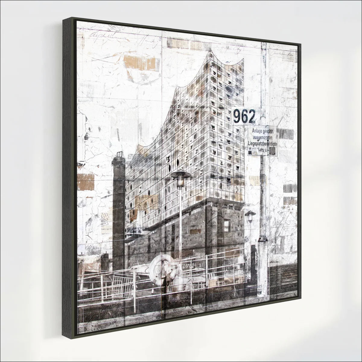 Wandbild GM03Q Hamburg ’Elbphilharmonie’ - Druck