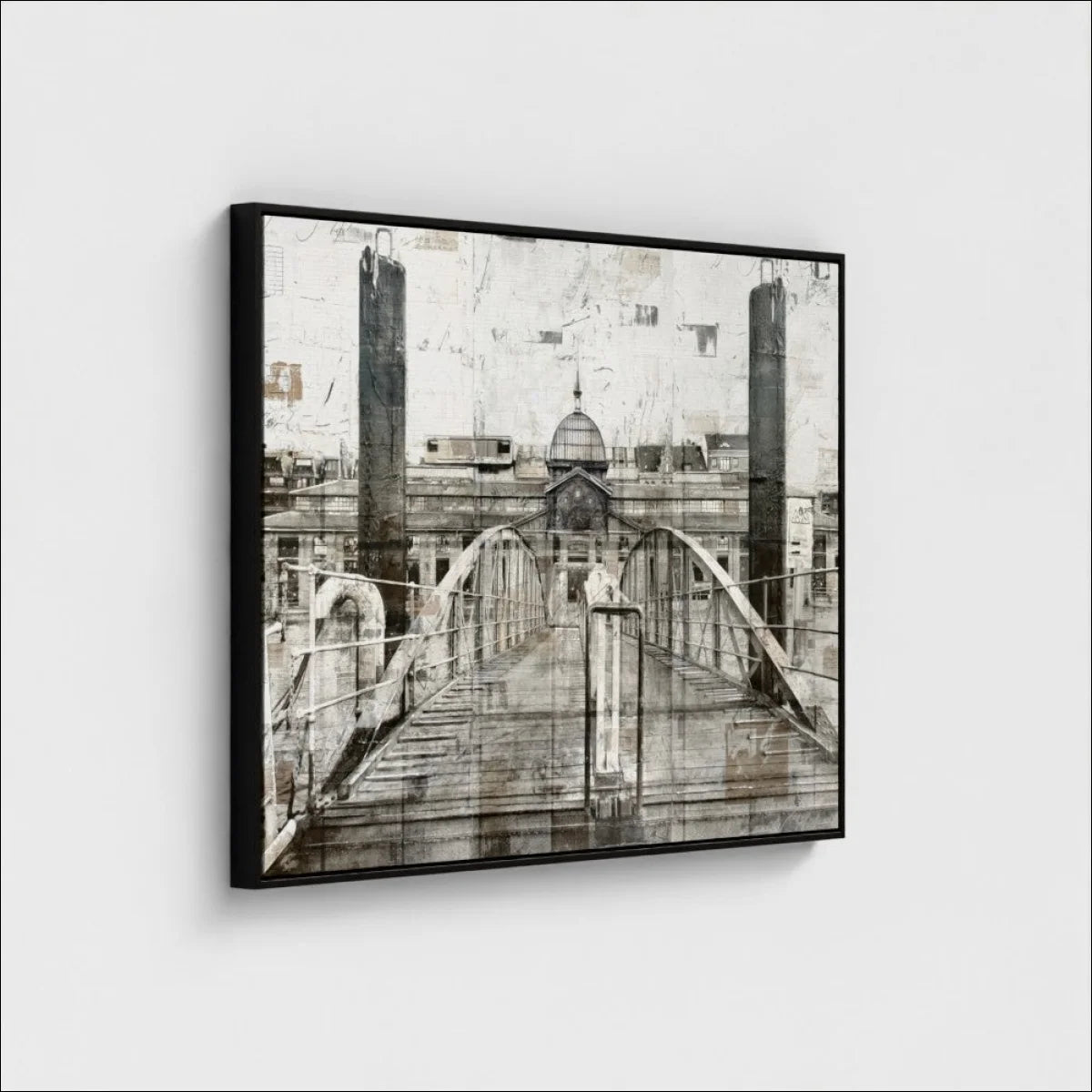 Wandbild Motiv GM04 Hamburg Fischmarkt - Druck auf Leinwand