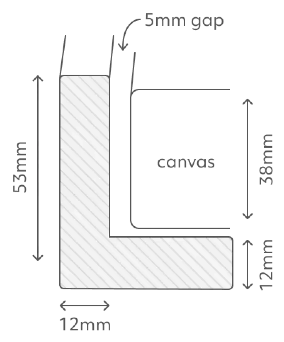 Wandbild Motiv GM15 ’acht’ - Druck auf Leinwand