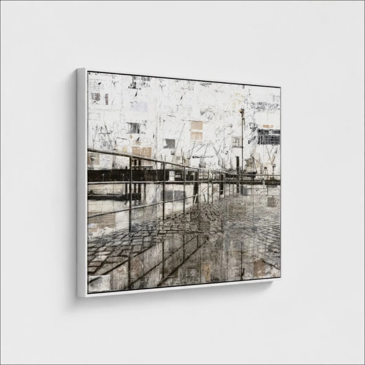 Wandbild Motiv GM07 Hamburg Hafen - Druck auf Leinwand