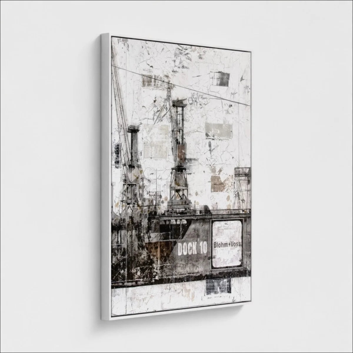 Wandbild Motiv GM09B ’Hamburg Dock 10’ - Druck auf Leinwand