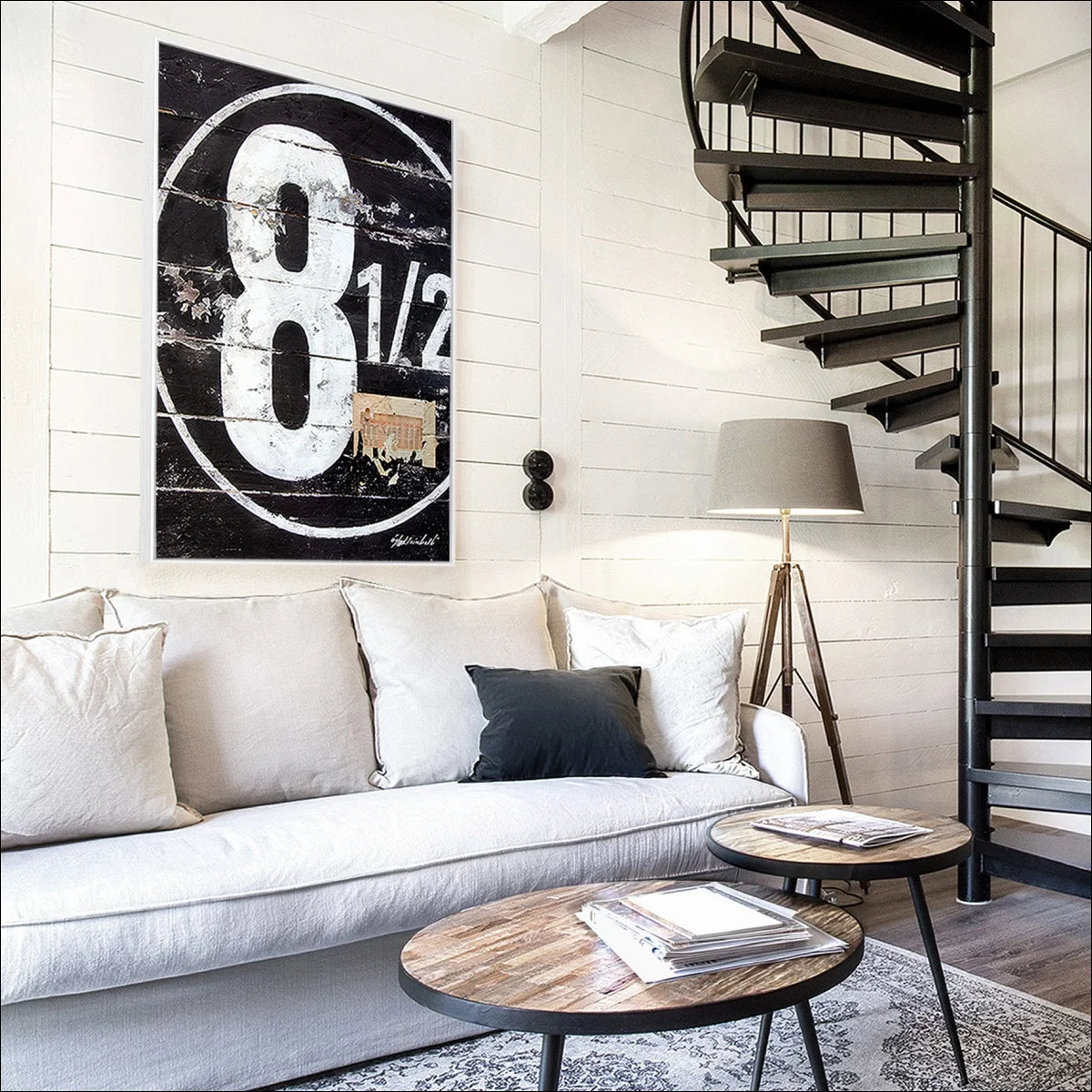 Wandbild Motiv GM15 ’acht’ - Druck auf Leinwand