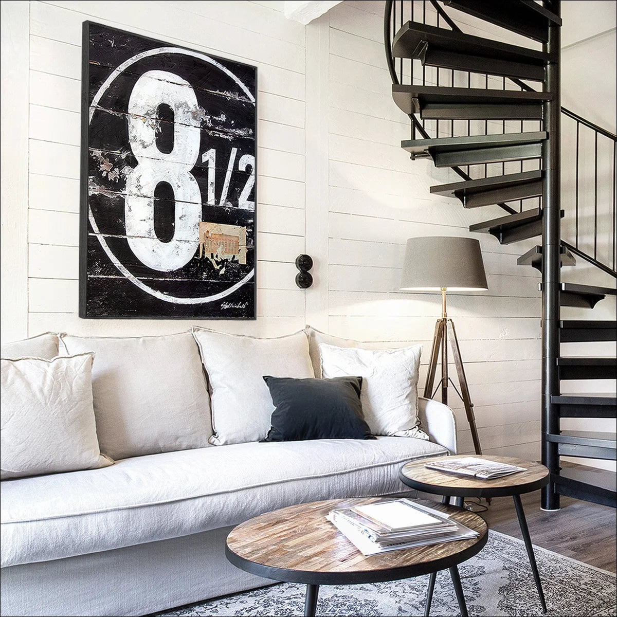 Wandbild Motiv GM15 ’acht’ - Druck auf Leinwand