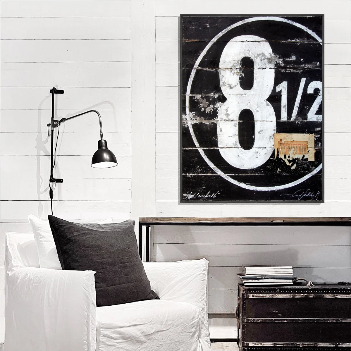 Wandbild Motiv GM15 ’acht’ - Druck auf Leinwand