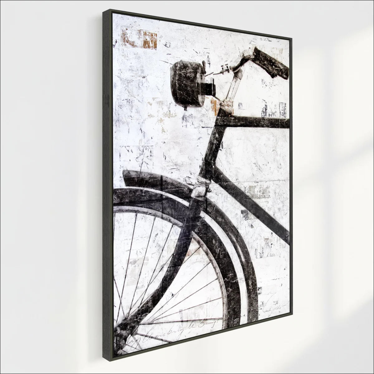 Wandbild GM16 ’Fahrrad’ - Druck auf Leinwand
