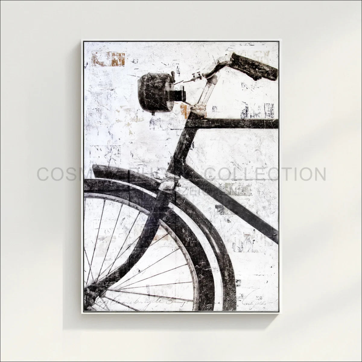 Wandbild GM16 ’Fahrrad’ - Druck auf Leinwand