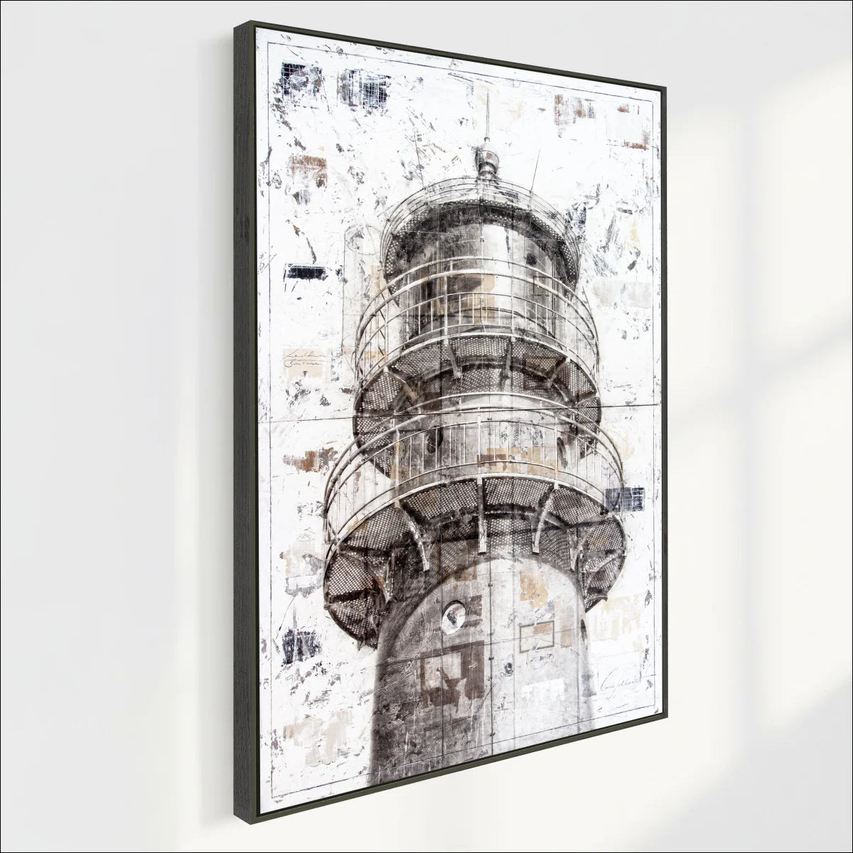 Wandbild GM22 Sylt Leuchtturm Hörnum - Druck auf Leinwand