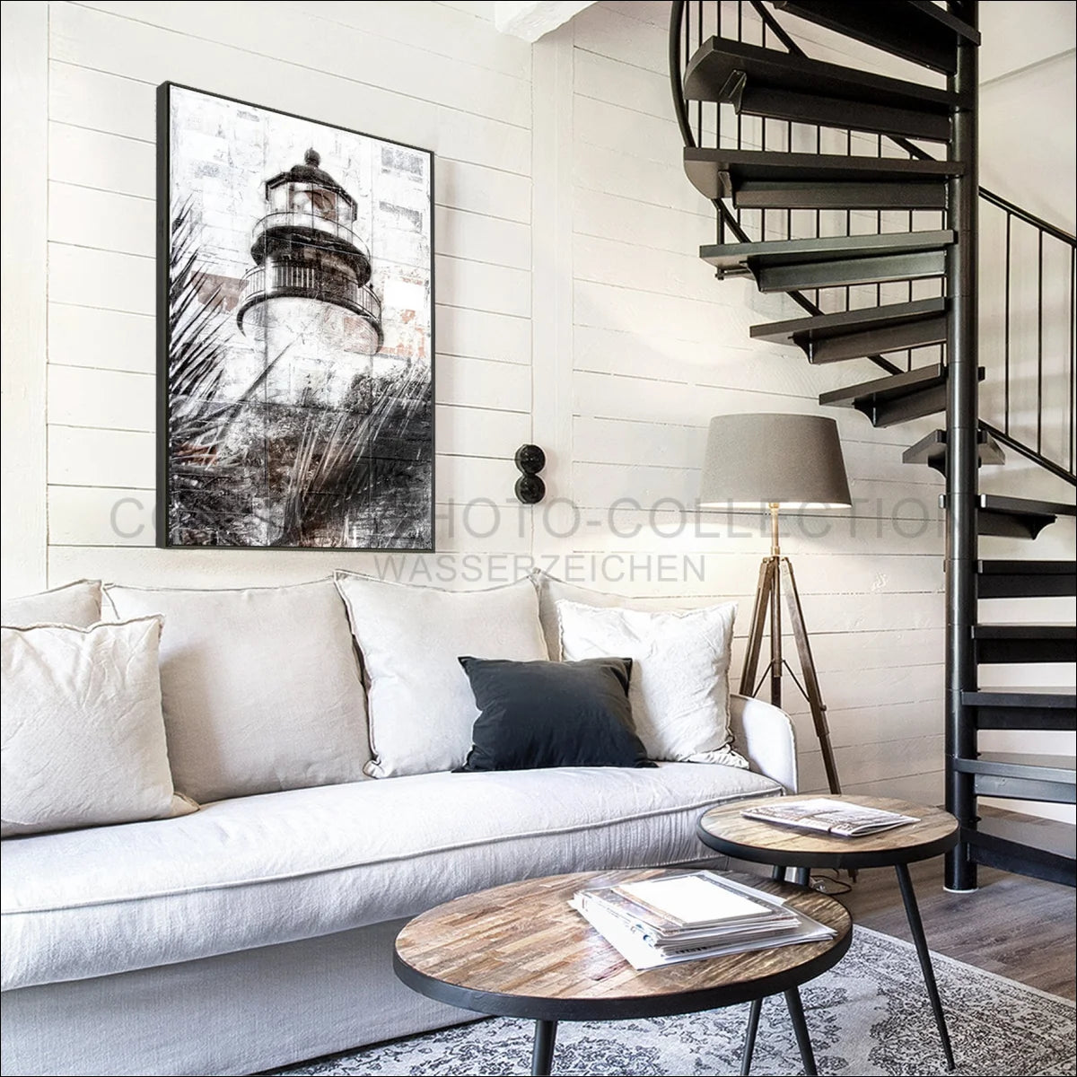Wandbild Motiv GM75 Key West ’Lighthouse’ - Druck