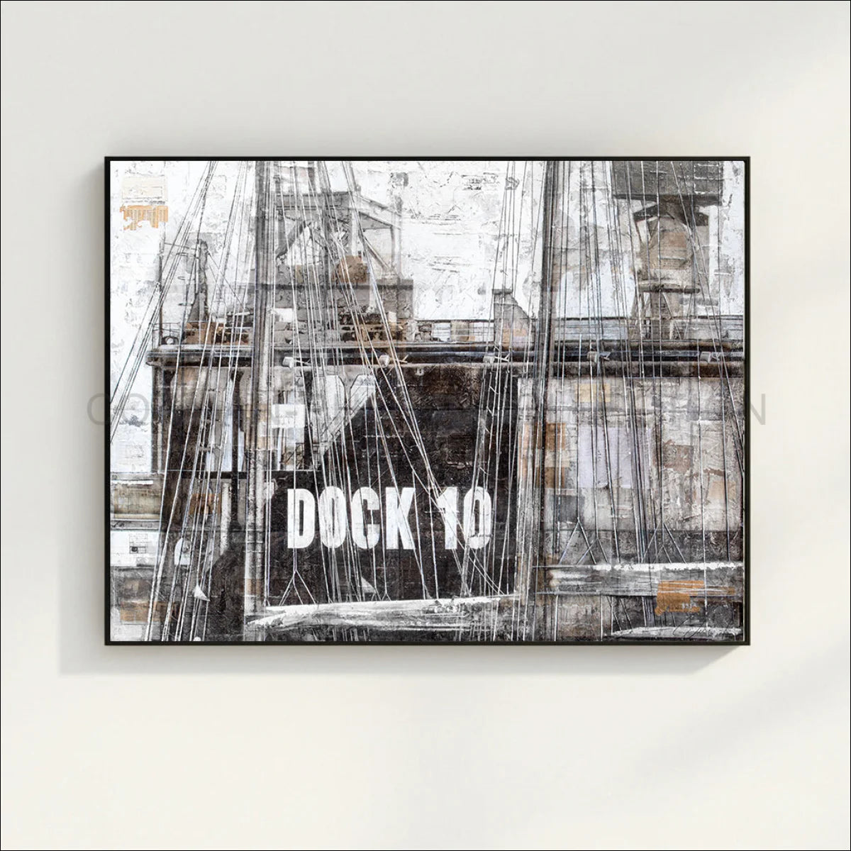 Wandbild Motiv GM85 Hamburg ’Dock 10’ - Druck auf Leinwand