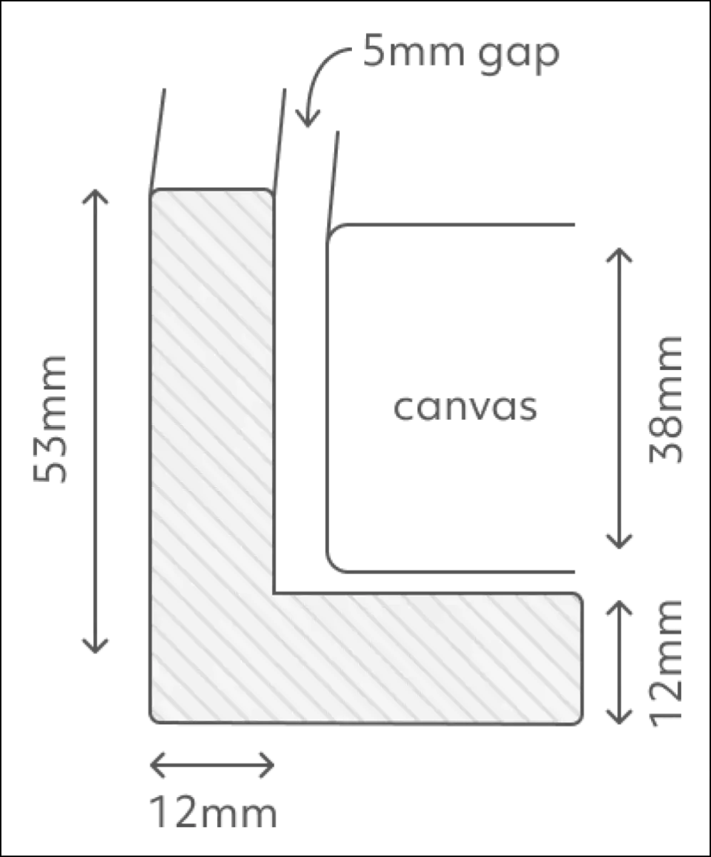 Wandbild GM90Q ’This side Up’ - Druck auf Leinwand