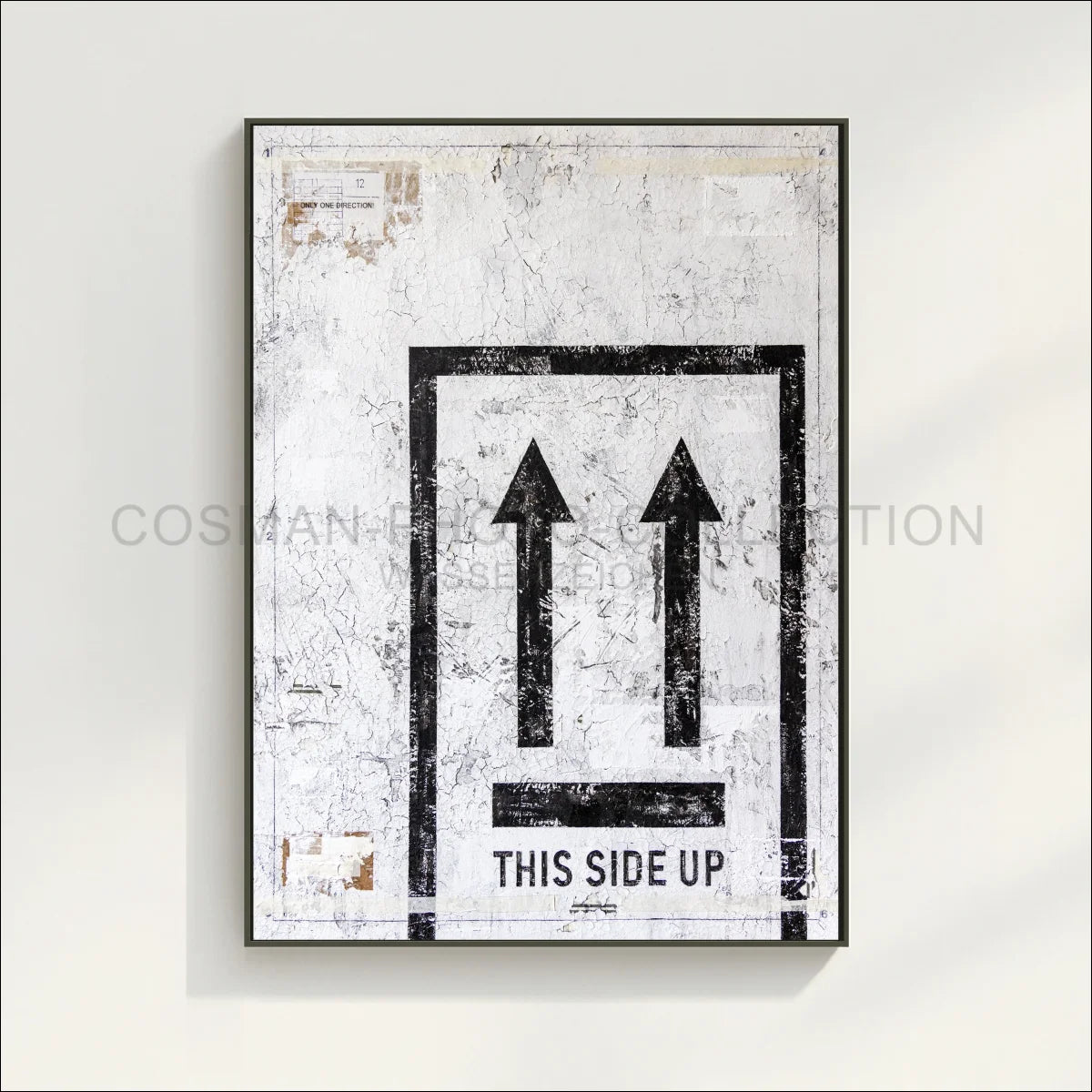 Wandbild Motiv GM90 Abstrakt ’This Side Up’ - Druck