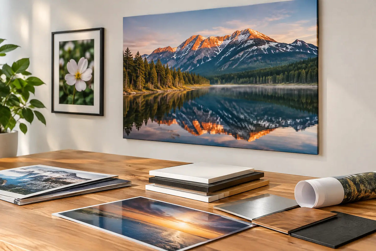 Fotodruck Materialien für Wandkunst mit Wirkung