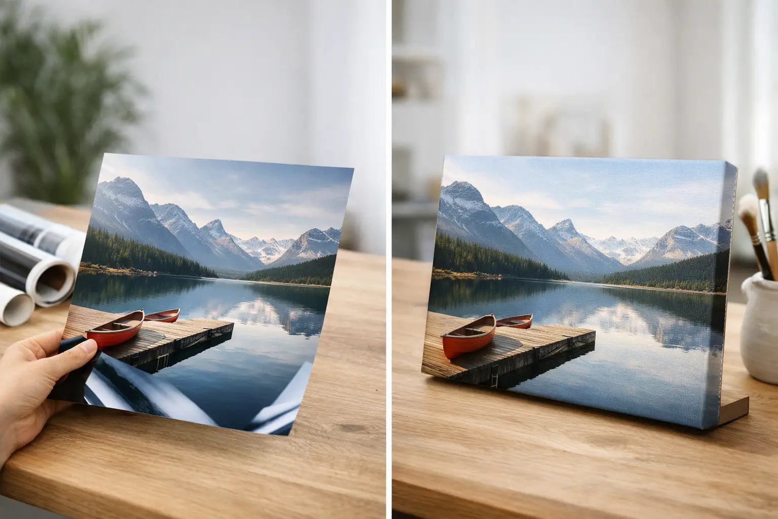 Fotoposter oder Leinwanddruck - was passt besser?