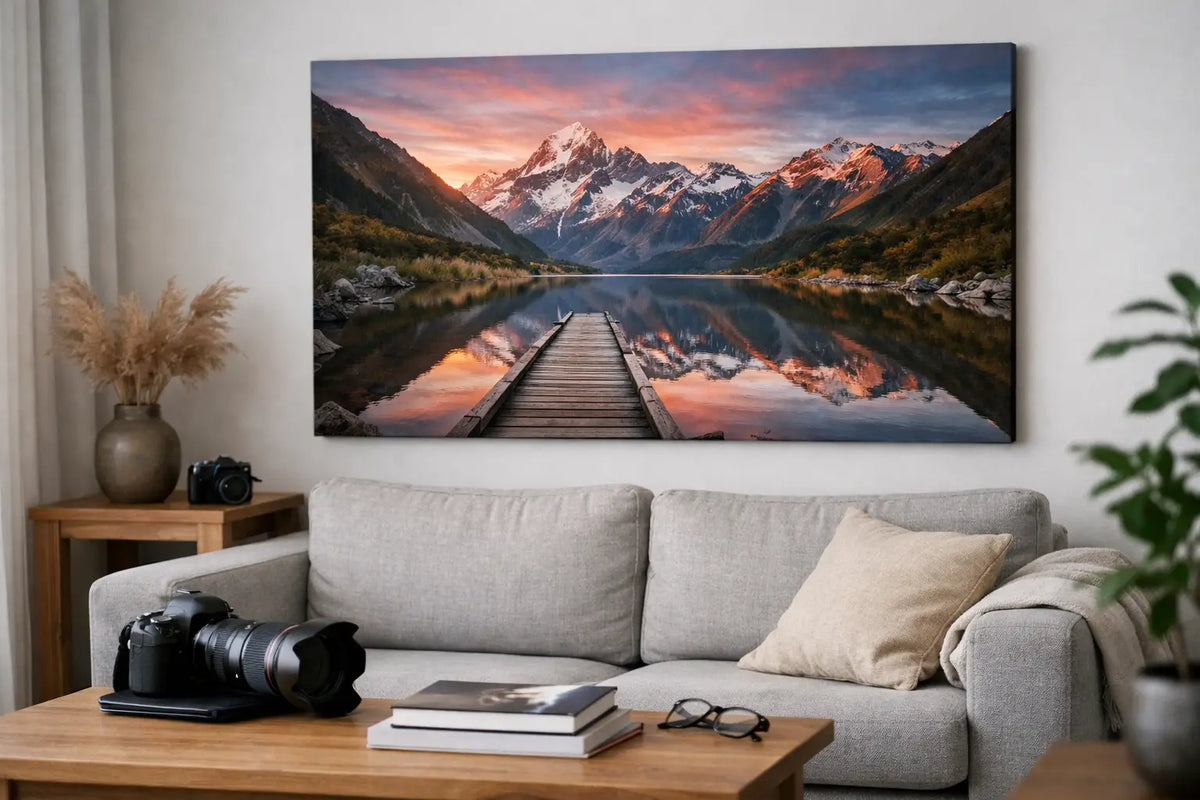 Leitfaden für großformatige Fotokunst zuhause