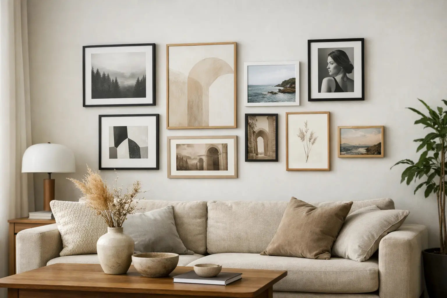 Bilderwand richtig gestalten für stilvolle Räume
