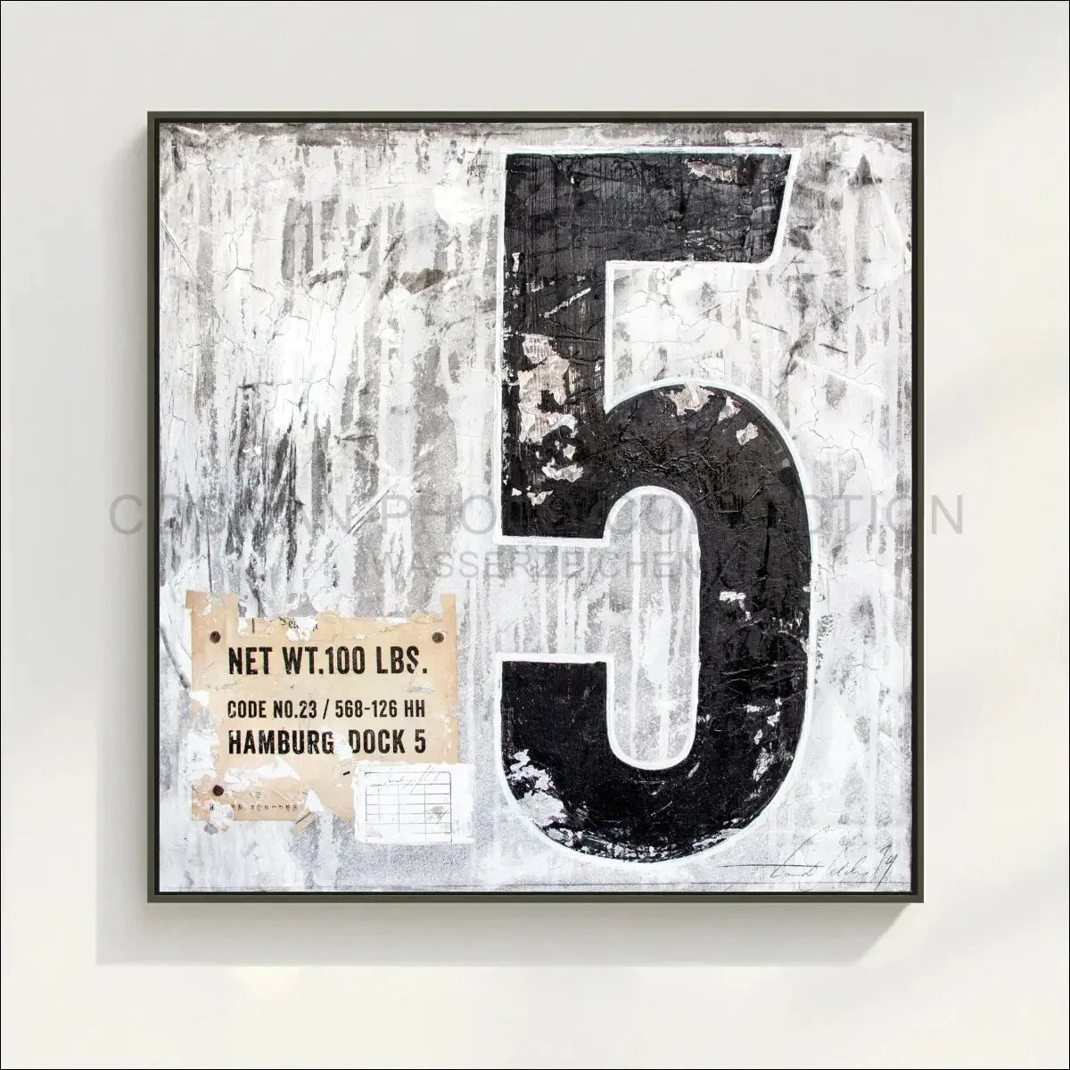 Druck auf Leinwand mit Schattenfuge COSMAN-Photocollection