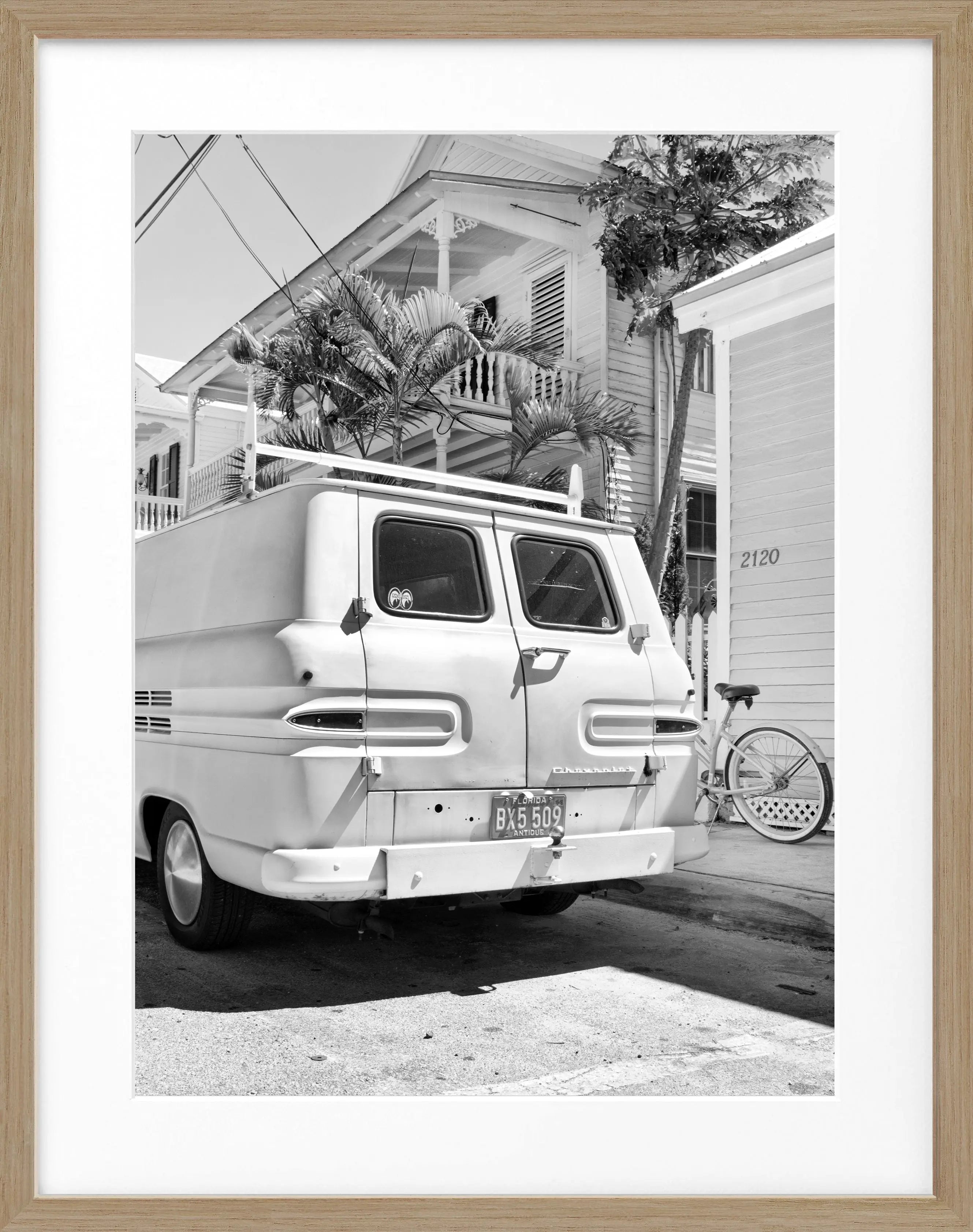 Poster mit Rahmen Florida Key West FL23 - Wandbilder
