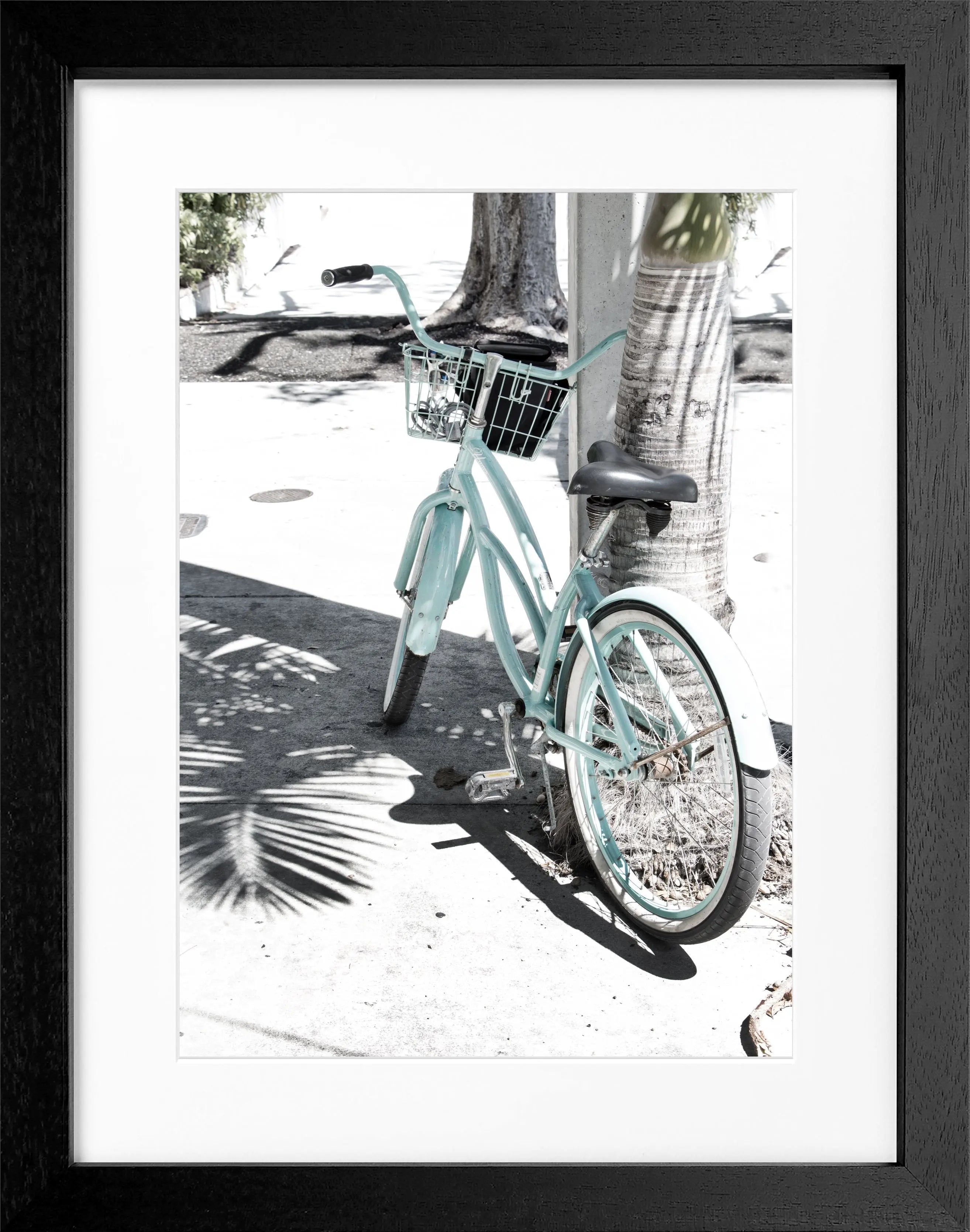Poster mit Rahmen Florida Key West ’Bike’ FL29 - Wandbilder