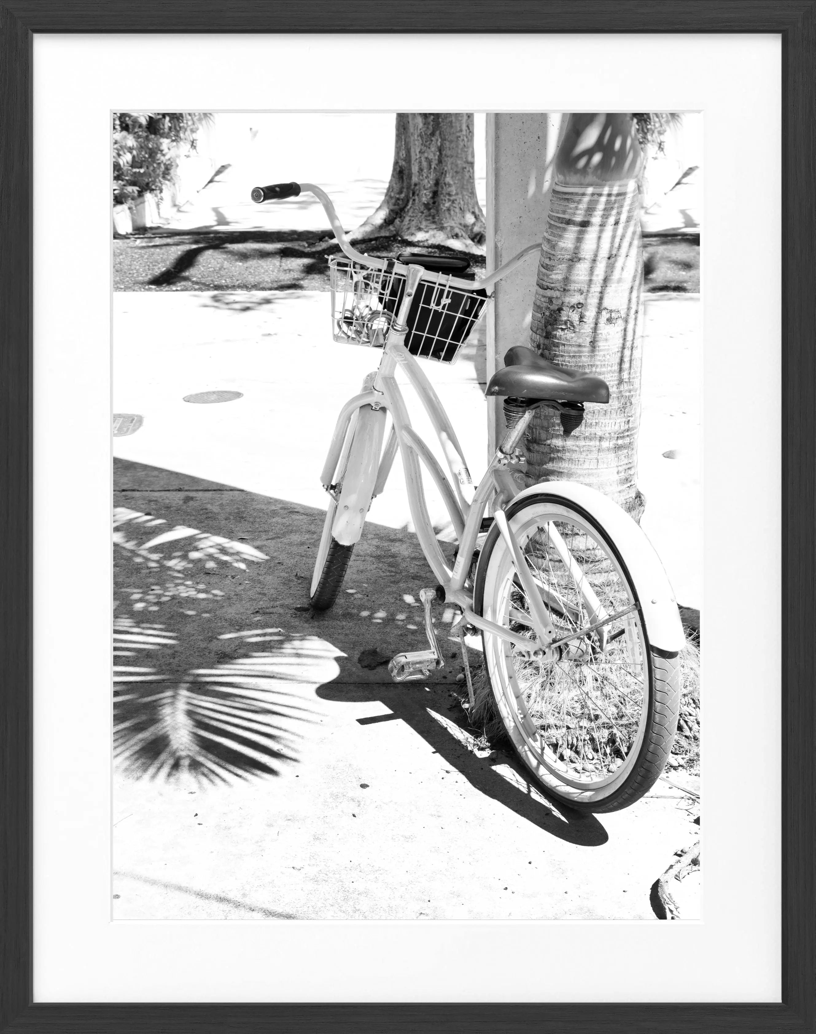 Poster mit Rahmen Florida Key West ’Bike’ FL29 - Wandbilder