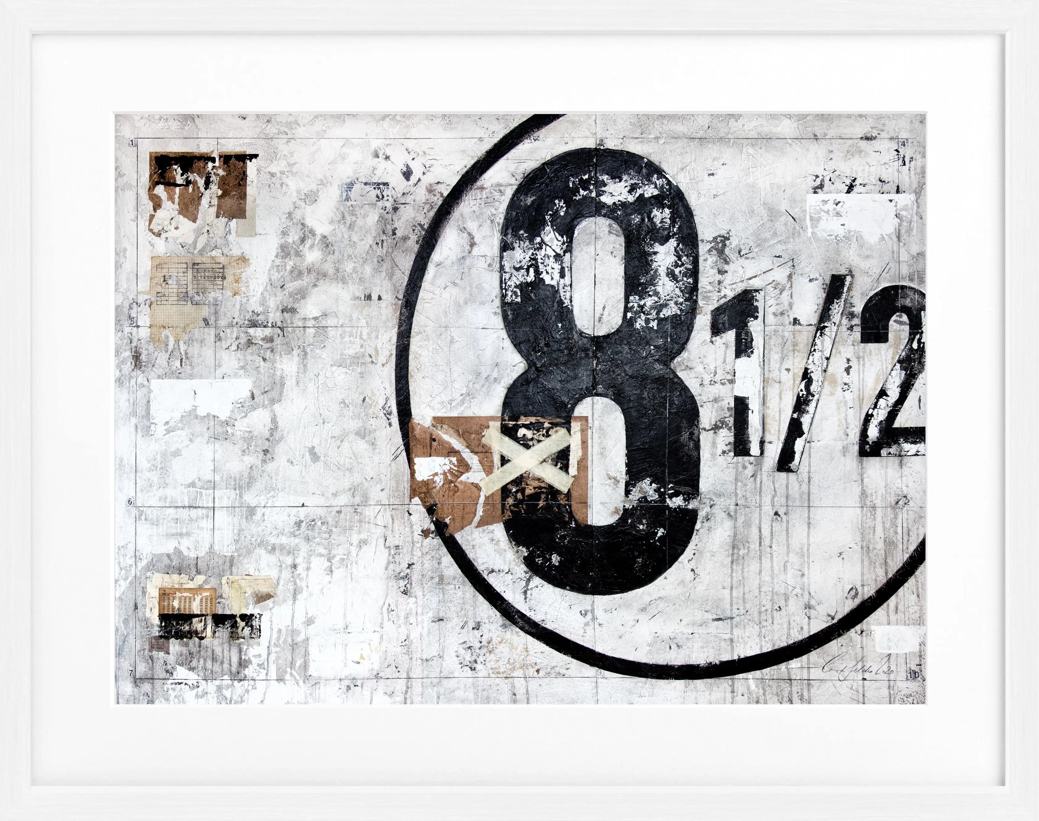 Poster mit Rahmen Achteinhalb GM01 - Wandbilder