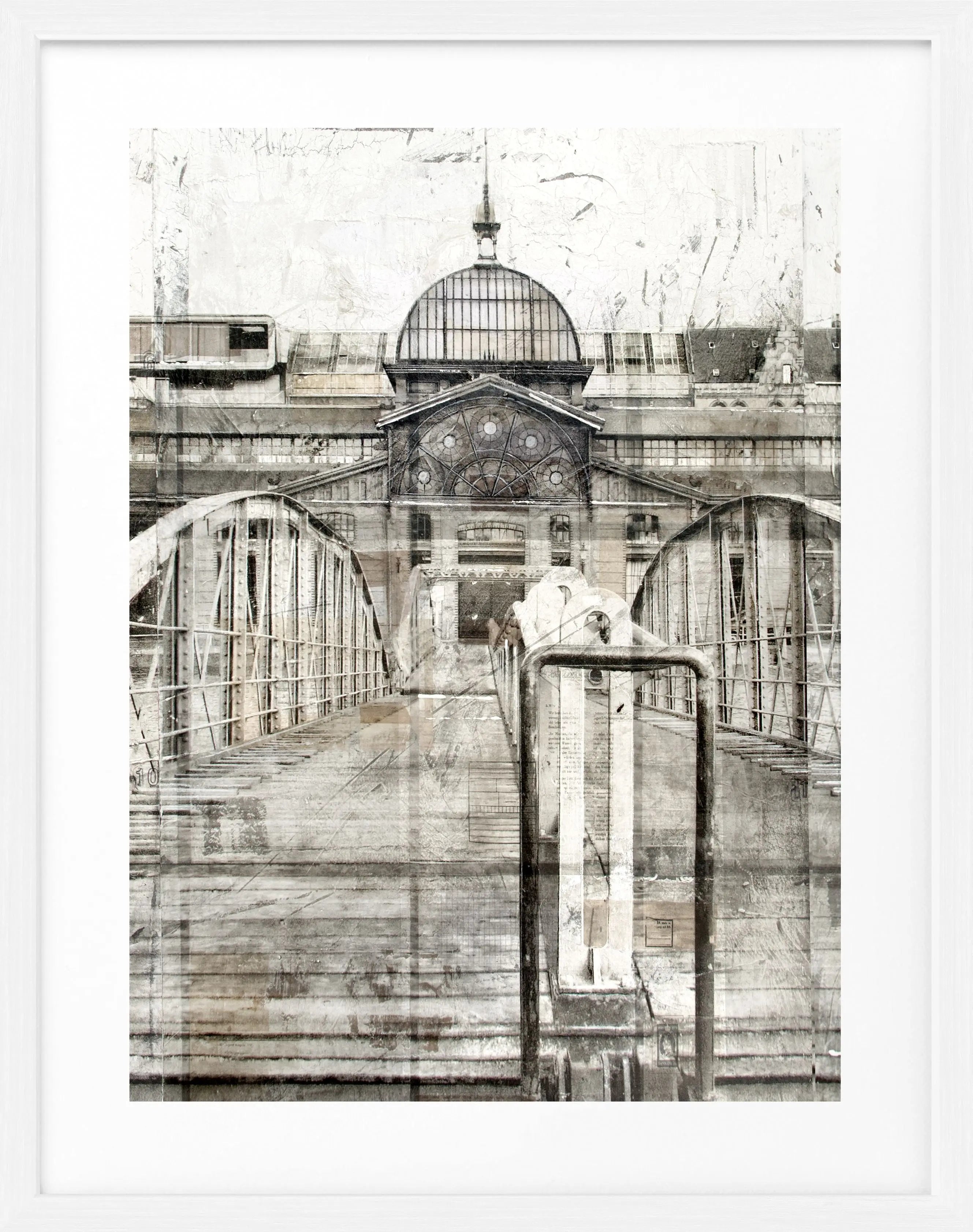 Poster mit Rahmen Hamburg ’Fischmarkt’ GM04A - Wandbilder