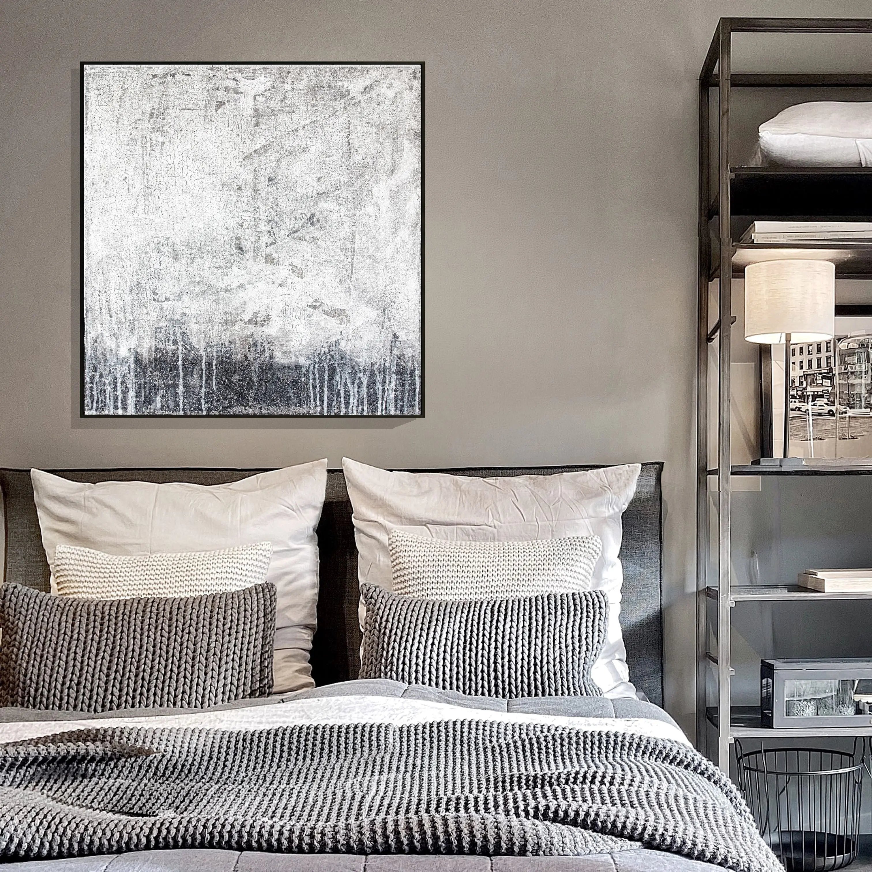 Wandbild GM18Q Abstrakt ’Struktur’ - Druck auf Leinwand