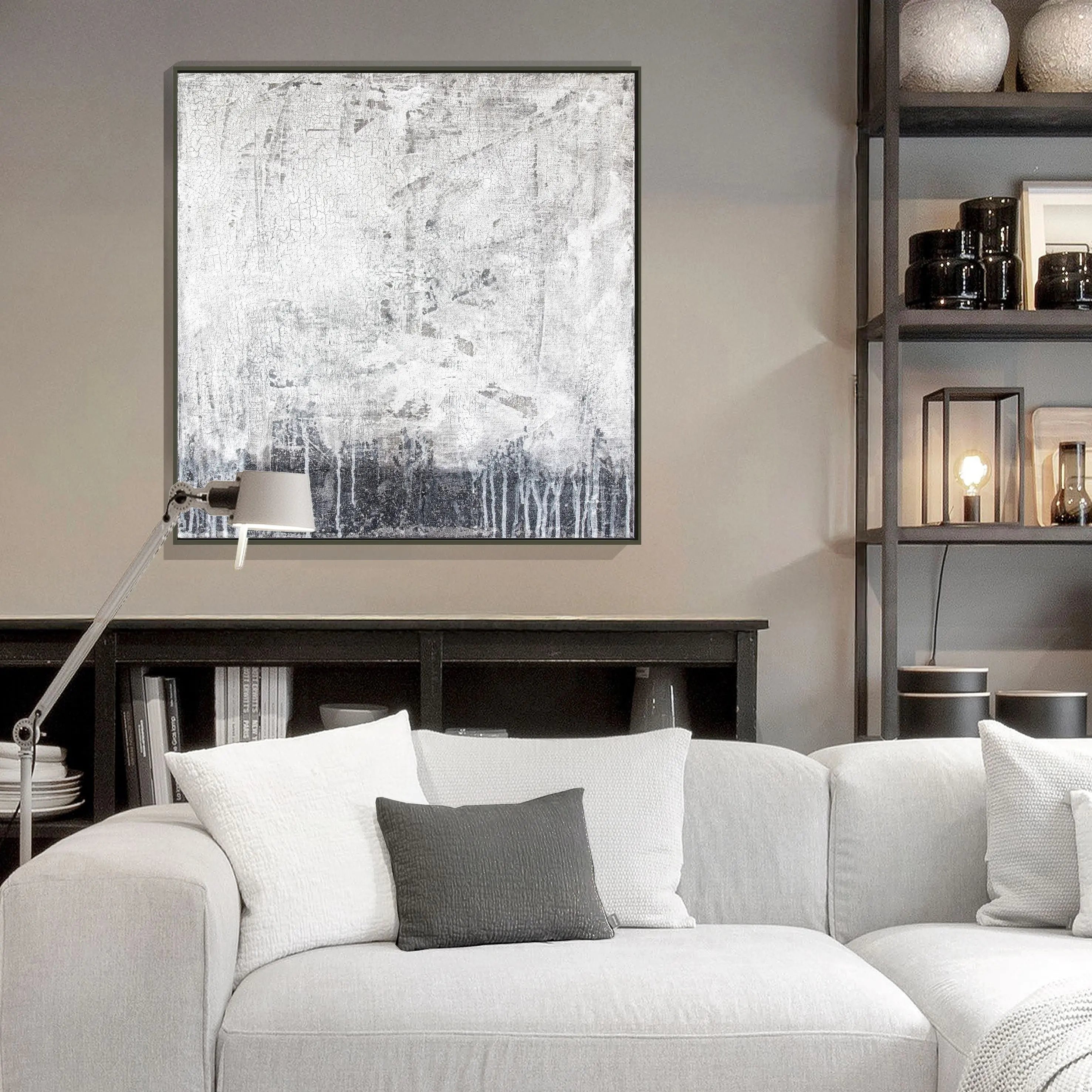 Wandbild GM18Q Abstrakt ’Struktur’ - Druck auf Leinwand