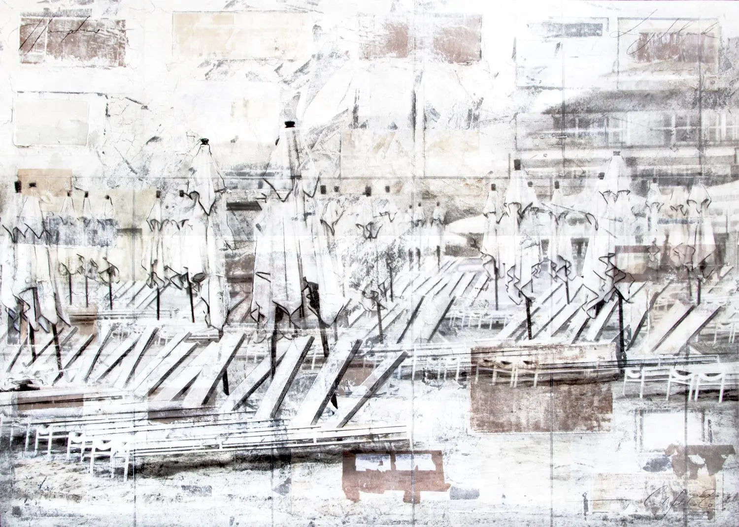 Poster / Druck ’Beach’ Hamptons Long Island GM76