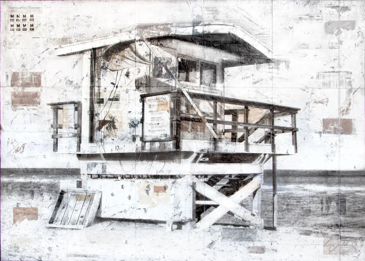 Poster / Druck ’Lifeguard’ Florida Miami Beach GM78