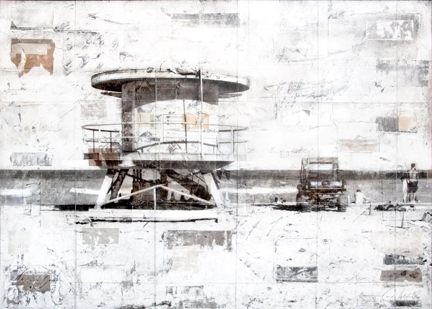 Poster / Druck ’Lifeguard’ Florida Miami Beach GM79